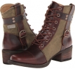 Mahogany/Canvas Durango World Traveler Lacer for Women (Size 9.5)