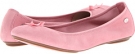 Pink Suede Hush Puppies Chaste Ballet BC for Women (Size 7.5)