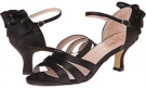 Black Satin Amiana 15-A5273 for Kids (Size 7)