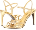 RL Gold Metallic Kidskin LAUREN by Ralph Lauren Sammy for Women (Size 6)