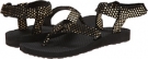 Black/Gold Teva Original Sandal - Lea Dots for Women (Size 11)