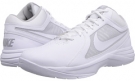 White/Metallic Silver/White Nike The Overplay VIII for Men (Size 11)