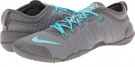 Light Ash/Dusty Cactus/Medium Ash/Hyper Turquoise Nike Free 1.0 Cross Bionic for Women (Size 10)