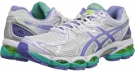 White/Periwinkle/Mint ASICS GEL-Nimbus 16 for Women (Size 13)