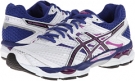 White/Black/Hot Pink ASICS Gel-Cumulus 16 for Women (Size 9.5)