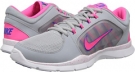 Wolf Grey/Hyper Cobalt/Hyper Pink Nike Flex Trainer 4 for Women (Size 6)