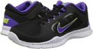 Black/Volt/Hyper Grape Nike Flex Trainer 4 for Women (Size 12)
