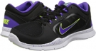 Black/Volt/Hyper Grape Nike Flex Trainer 4 for Women (Size 6)