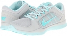 Light Ash Grey/Teal Tint/Hyper Turquoise Nike Flex Trainer 4 for Women (Size 12)