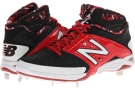 Black/Red New Balance 4040v2 Mid for Men (Size 7)