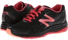 Black/Coral New Balance WW1745 for Women (Size 6)