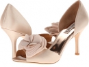 Nude Satin/Chiffon Badgley Mischka Thora for Women (Size 11)