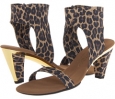 Brown Leopard Elastic Onex Showgirl-N for Women (Size 9)