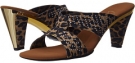 Brown Leopard Elastic Onex Adelle for Women (Size 11)