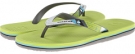 Green/Black/White Quiksilver Haleiwa Print for Men (Size 14)