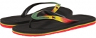 Red/Yellow/Green Quiksilver Haleiwa Print for Men (Size 10)