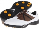 White/Brown Callaway Chev Comfort for Men (Size 9)