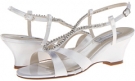 White Satin Touch Ups by Benjamin Walk Bernie for Women (Size 5.5)