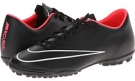 Black/Hyper Punch/Volt/Black Nike Mercurial Victory V TF for Men (Size 9.5)