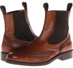 Brown Massimo Matteo Double Gore Boot Wing for Men (Size 7.5)