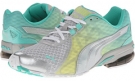 Glacier Gray/White/Sunny Lime/Electric Green PUMA Volita Wn's for Women (Size 6.5)