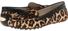 Natural Cheetah Haircalf/Vachetta MICHAEL Michael Kors Daisy Moc for Women (Size 5.5)