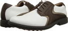 White/Brown Saddle Dockers Formby for Men (Size 13)