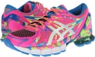 Hot Pink/White/Flash Yellow ASICS Gel-Sendai 2 for Women (Size 6)