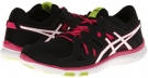 Black/White/Hot Pink ASICS GEL-Fit Tempo for Women (Size 7)