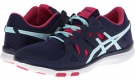 Navy/Ice Blue/Hot Pink ASICS GEL-Fit Tempo for Women (Size 5)