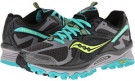 Grey/Green/Citron Saucony Xodus 5.0 for Women (Size 9.5)