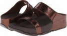 Bronze FitFlop Lulu Slide Lustra for Women (Size 6)