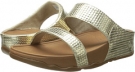 Pale Gold FitFlop Lulu Slide Weave for Women (Size 6)