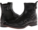 Black Alexander McQueen Gable 3 Buckle Boot w/ Red Sole for Men (Size 10)
