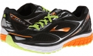 Black/Orange Peel/Silver Brooks Ghost 7 for Men (Size 7)