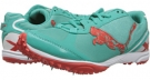 Pool Green/Grenadine PUMA Haraka XCS for Women (Size 10)