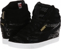 Black PUMA PC Wedge WR for Women (Size 5.5)