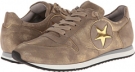 Taupe Gold in Nubuk Polvere Kennel & Schmenger Low Top Lace Up Sneaker w/ Star for Women (Size 9.5)
