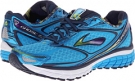 Hawain Blue/Eclipse/Lime Ponch Brooks Ghost 7 for Women (Size 7.5)