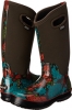 Chocolate Multi Bogs Classic Winter Blooms Tall for Women (Size 6)