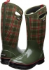 Olive Multi Bogs Classic Winter Plaid Tall for Women (Size 12)