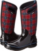 Red Multi Bogs Classic Winter Plaid Tall for Women (Size 7)