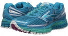 Caribbean Sea/Pool Green/Silver Brooks Adrenaline ASR 11 for Women (Size 6.5)