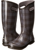 Pewter Bogs Rainboot Buffalo Plaid for Women (Size 9)