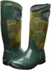 Dark Green Bogs North Hampton Floral for Women (Size 11)