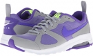 Wolf Grey/White/Volt/Hyper Grape Nike Air Max Muse for Women (Size 7.5)