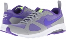 Wolf Grey/White/Volt/Hyper Grape Nike Air Max Muse for Women (Size 8.5)