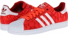 Solar Red/Core White/Bright Red adidas Originals Superstar 2 Solar Burst for Men (Size 11.5)