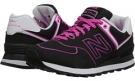 Black/Dragon New Balance Classics WL574 - Neon Lights for Women (Size 6.5)