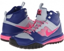 Deep Royal Blue/Light Magnet Grey/Black/Hyper Pink Nike Dual Fusion Hills Mid for Women (Size 9.5)